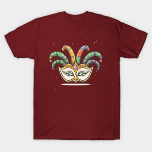 Mardi gras mask,gift,celebration T-Shirt